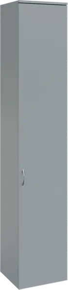 ST 6 - 42 šatní skříň, tyč, levá, 2150x400x600, šedá